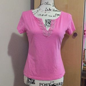 EUC New York & Company pink top
